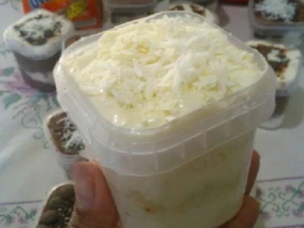 bolo no pote leite ninho